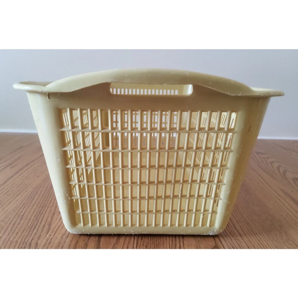 Vintage laundry basket cold rough neck